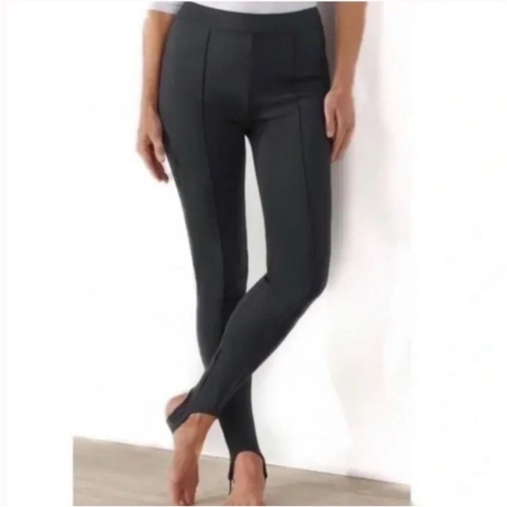 Soft surroundings lean line ponte stirrup leggings